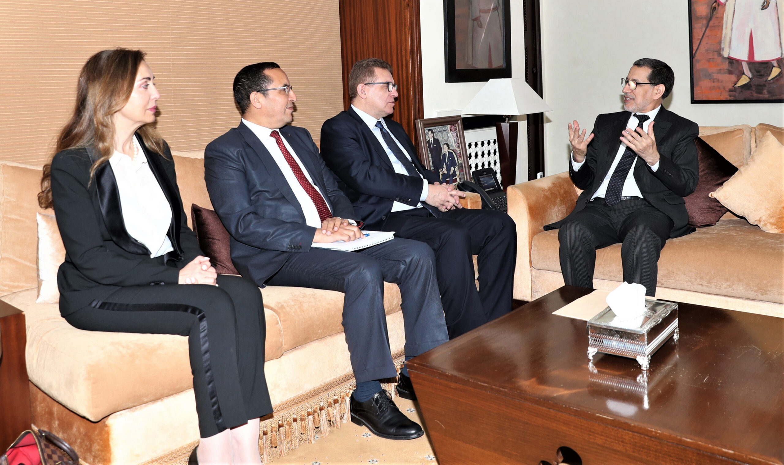 M. Saâd Eddine El Othmani reçoit M. Khaled Sherif