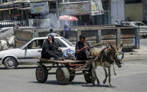 camp de réfugiés près de Rafah