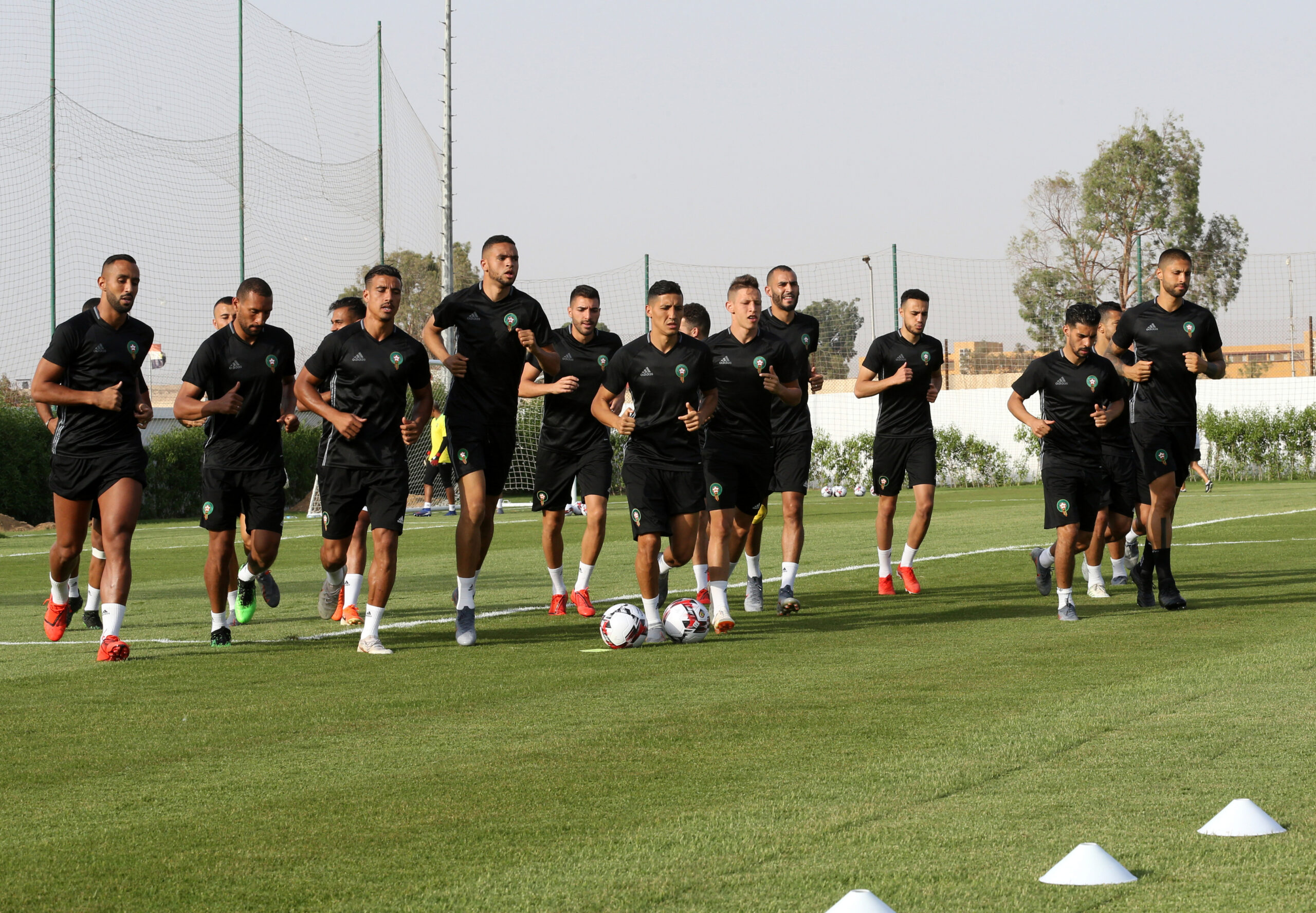 CAN-2019 : deuxième séance d’entraînement de l’équipe nationale