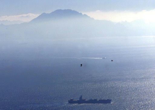 bateaux au large de Gibraltar