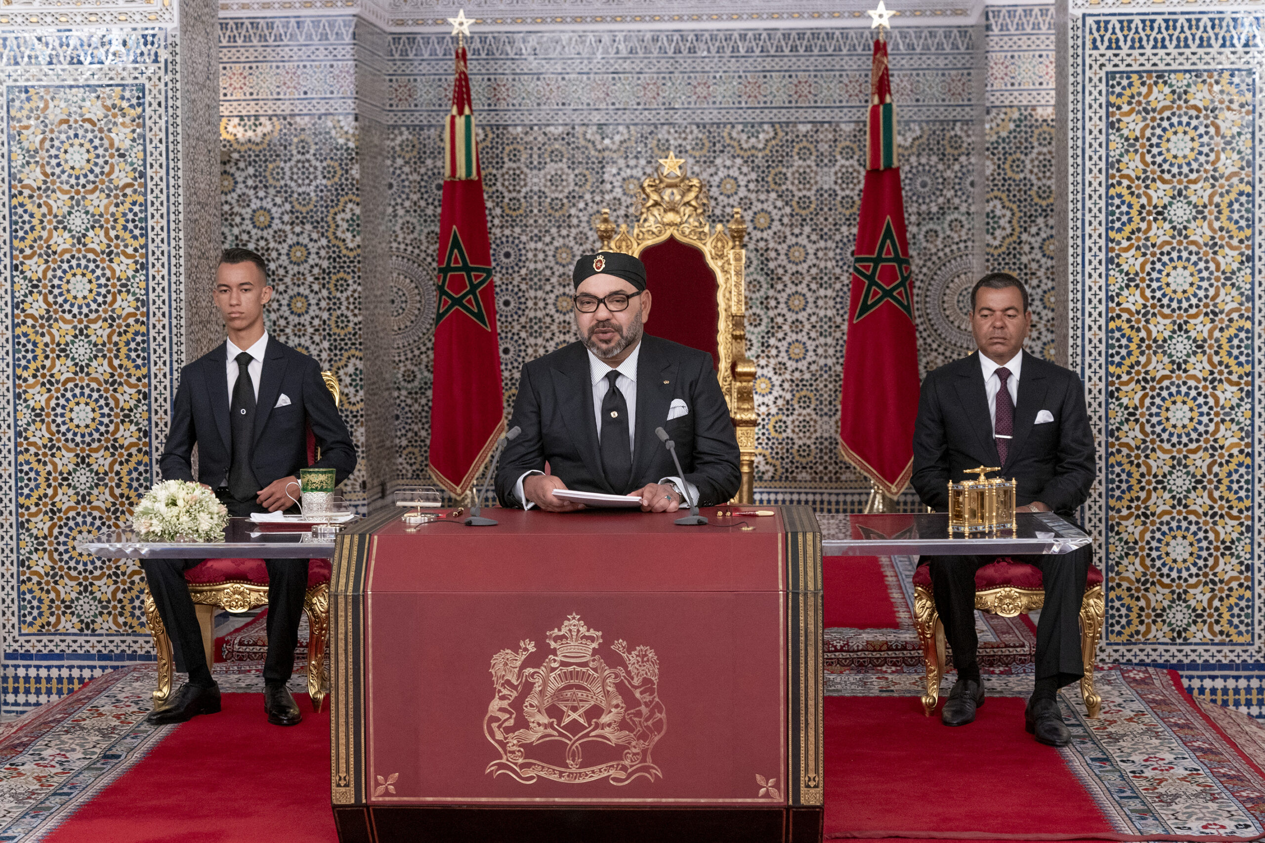 SM le Roi adresse un Discours à la Nation