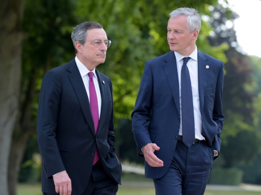 Mario Draghi et Bruno Le Maire