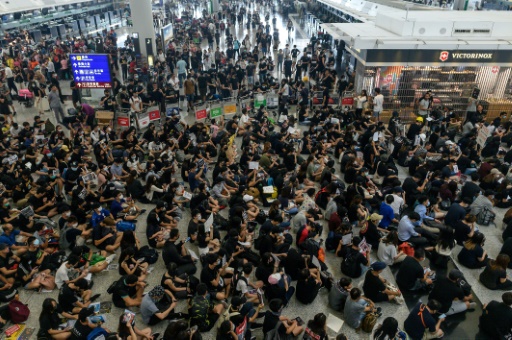 Manif à Hong Kong