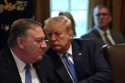 Donald Trump et Mike Pompeo