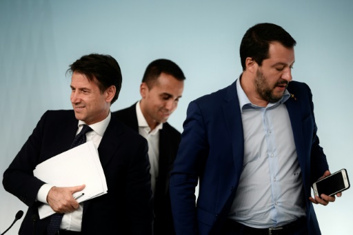 Giuseppe Conte Luigi Di Maio Matteo Salvini