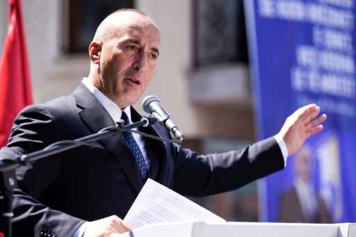 Premier ministre démissionnaire kosovar Ramush Haradinaj