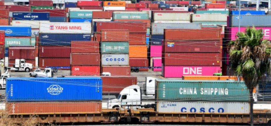 Des conteneurs en provenance de Chine et d'Asie au port de Long Beach, le 31 août 2019 en Californie © AFP/Archives Frederic J. BROWN