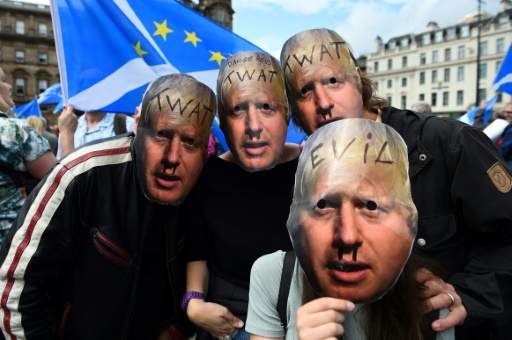 Manifestants anti Brexit