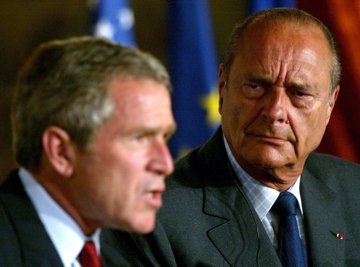 Jacques Chirac George W. Bush