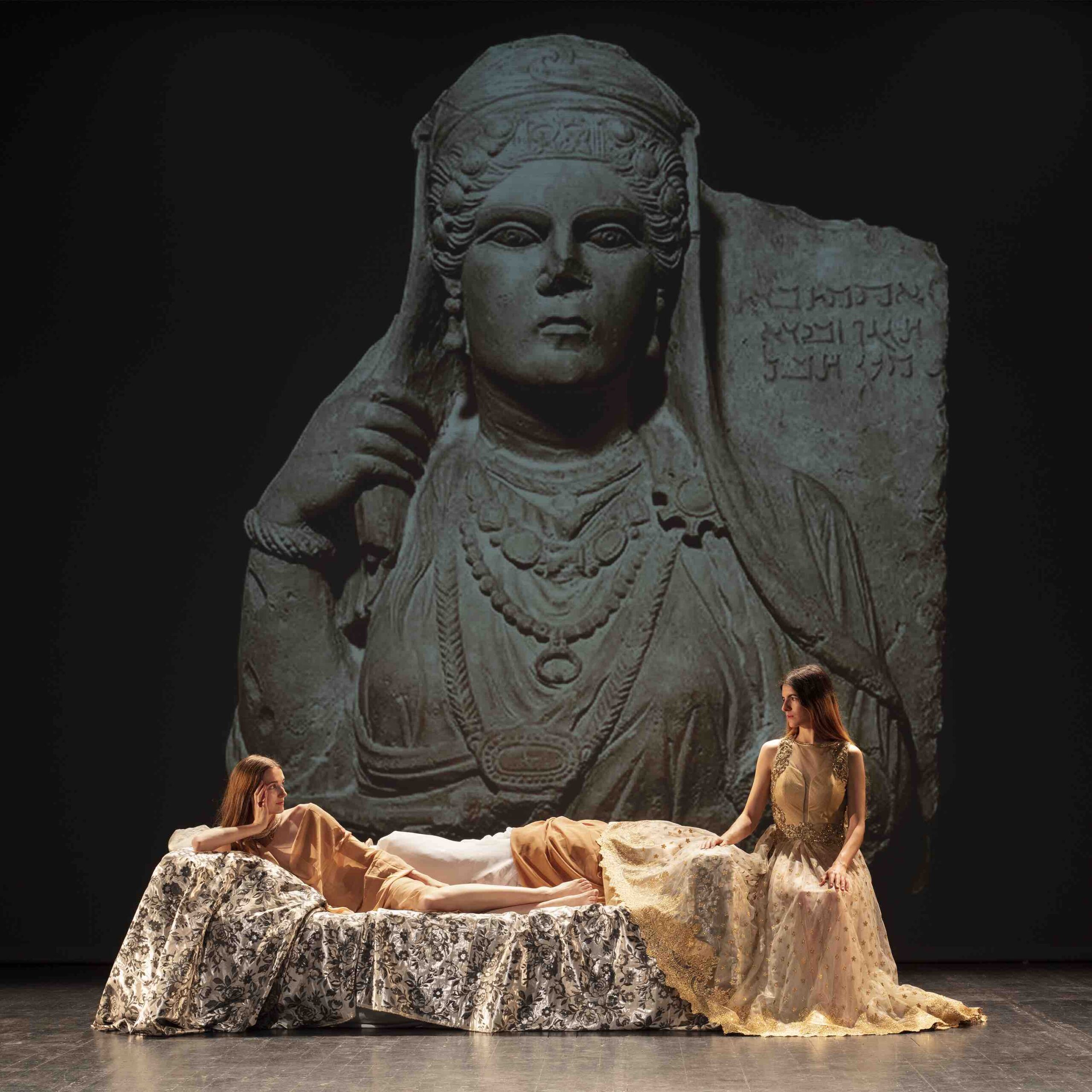 Les trois grâces-tirage jet d&rsquo;encre sur papier Hahnemühle Fine Art Baryta-120 x 120 cm-2019- 3 éditions + 1 épreuve d&rsquo;artiste