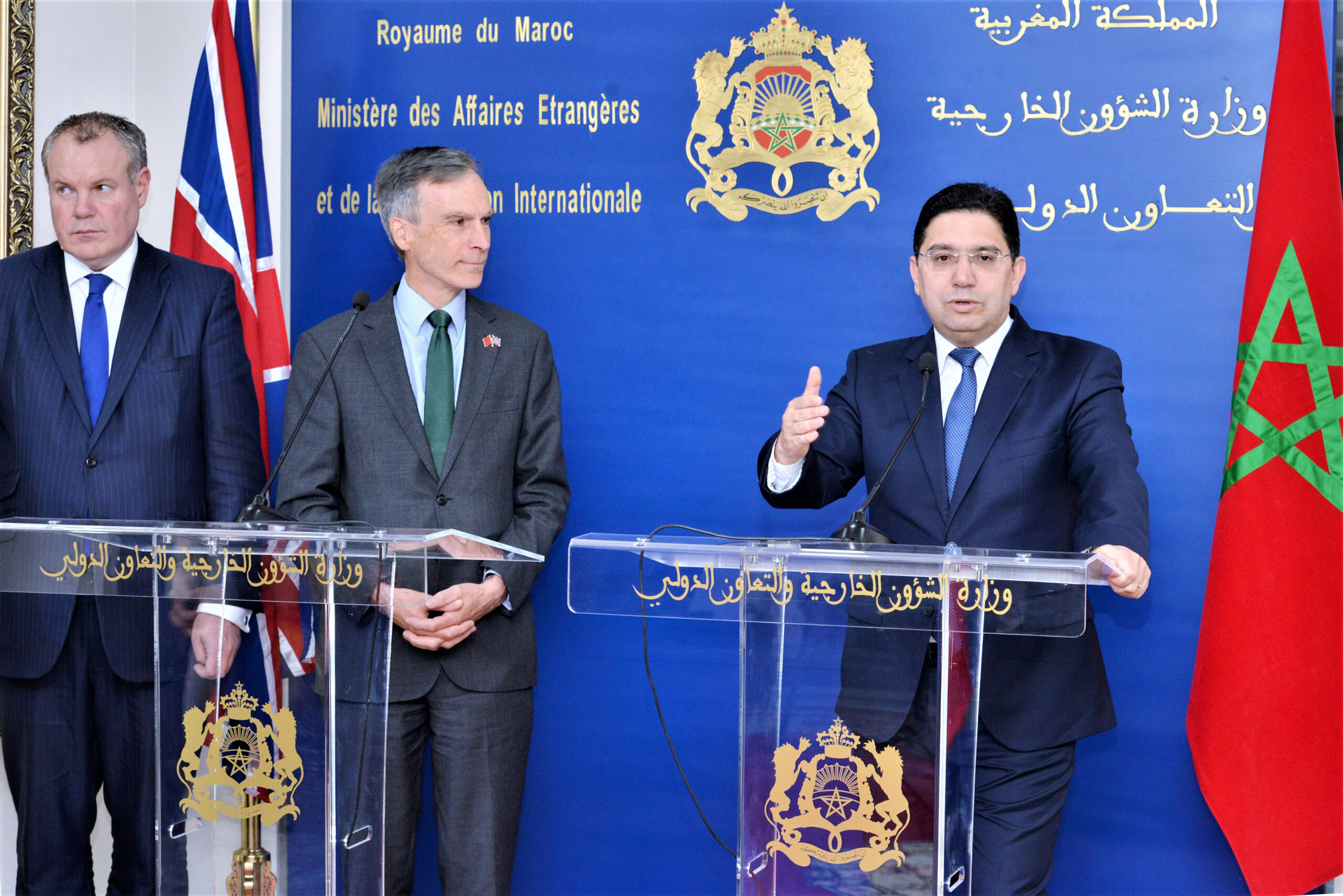 Point de presse conjoint de M. Bourita et M. Andrew Murrison