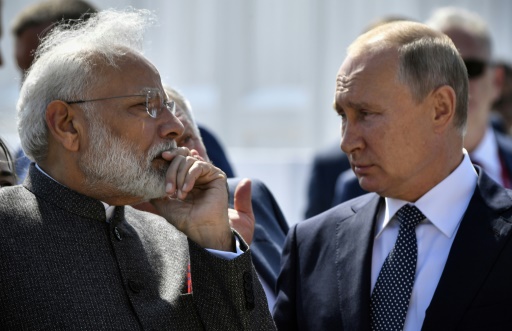 narenda modi vladimir poutine