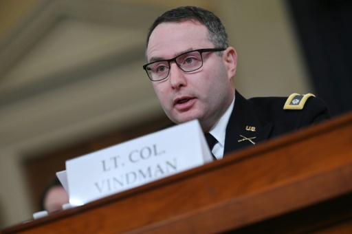 lieutenant-colonel Alexander Vindman