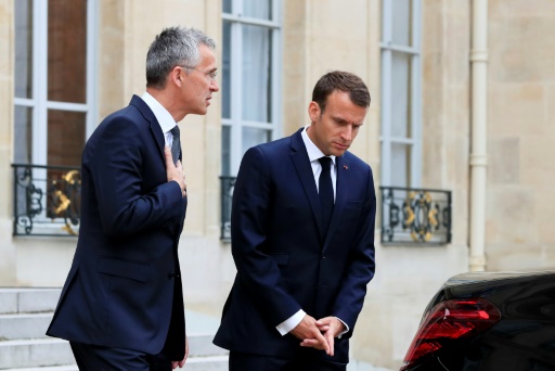 macron stoltenberg otan
