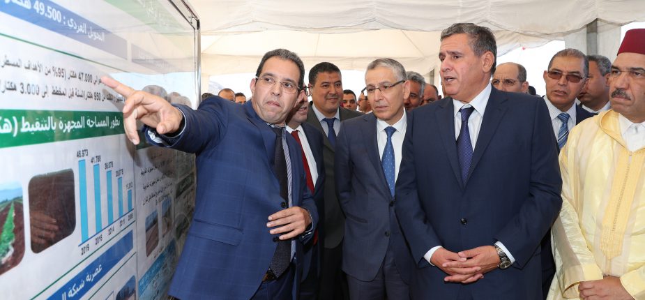 Béni Mellal: visite de terrain du Ministre de l’Agriculture, de la Pêche Maritime, du Développement Rural et des Eaux et Forêts