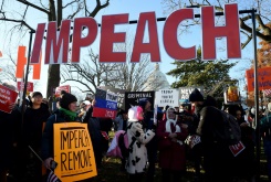 Manifestation à Washington contre Trump