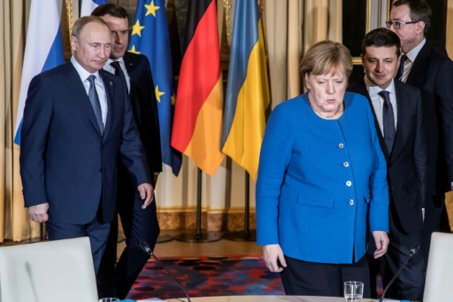 Vladimir Poutine et Angela Merkel