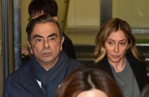 Carlos Ghosn et sa femme Carole Ghosn