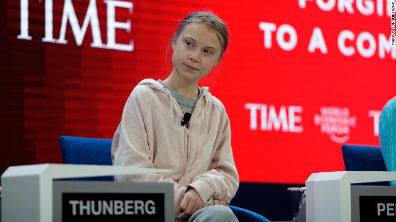 Greta Thunberg Davos