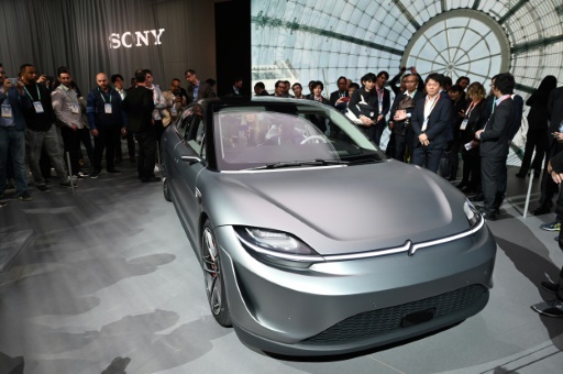 voiture électrique Sony Vision-S CES Las Vegas