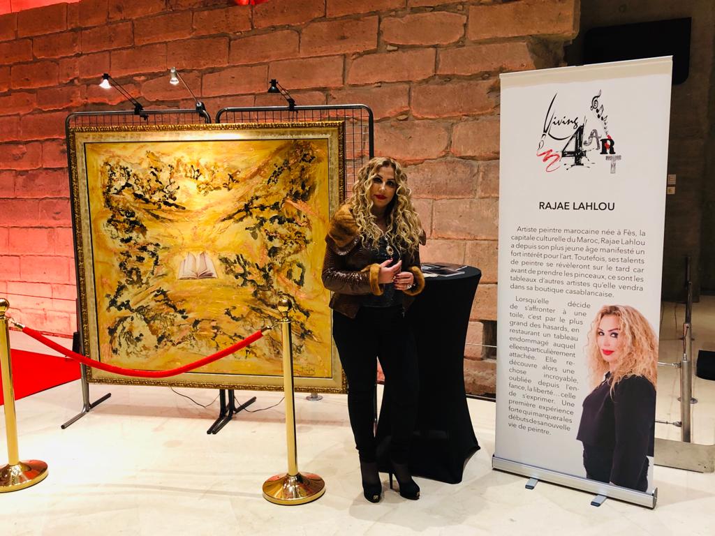 Ph vernissage Rajae Lahlou