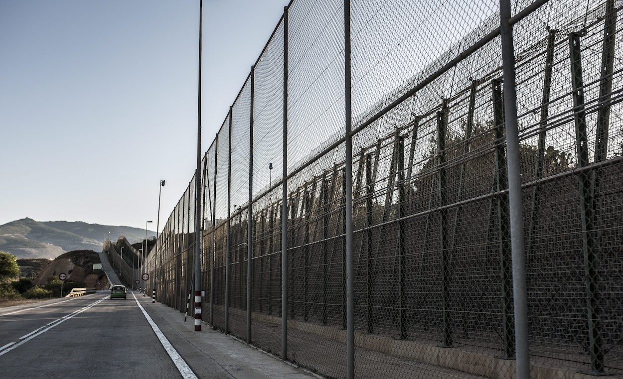 Frontière Maroc et Sebta Ceuta et Melilla