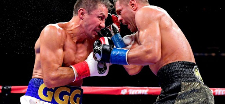Gennady Golovkin (à gauche) fera partie des boxeurs dont les combats seront diffusés sur la plateforme DAZN © GETTY IMAGES NORTH AMERICA/AFP Steven Ryan