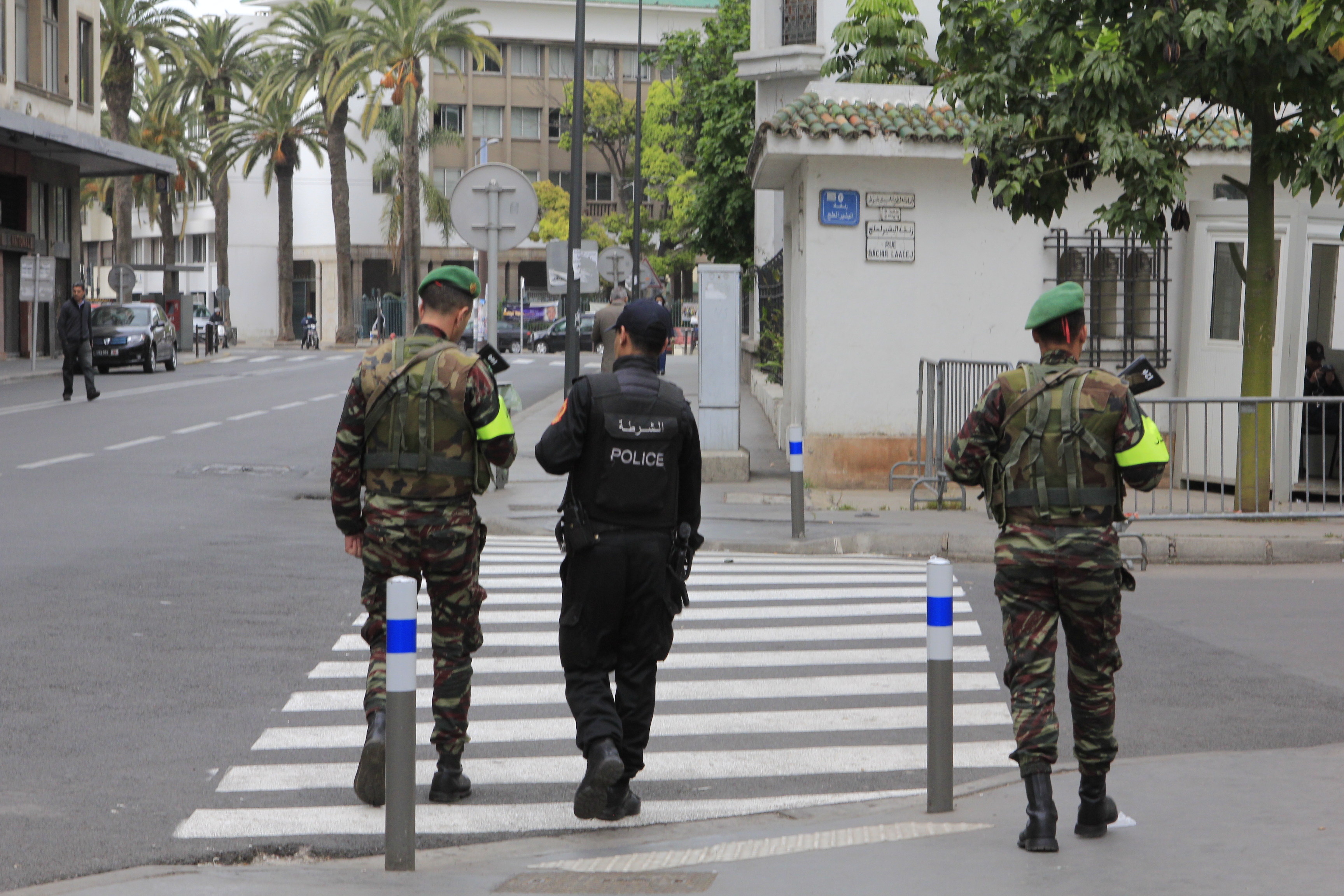 police armée maroc coronavirus covid-19