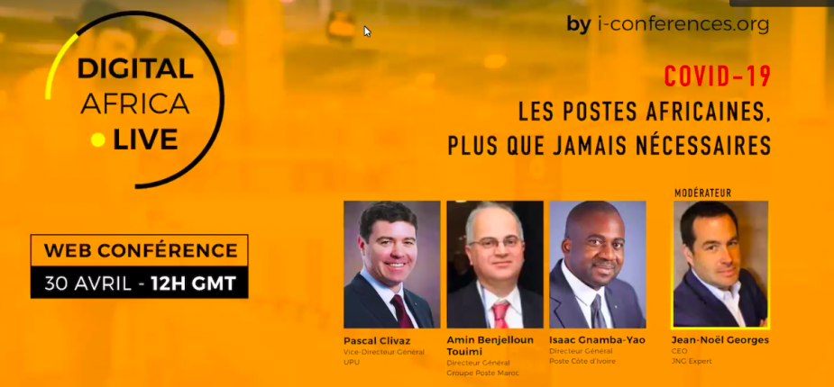 Web conférence. Covid-19 : Les postes africaines plus que jamais nécessaires !