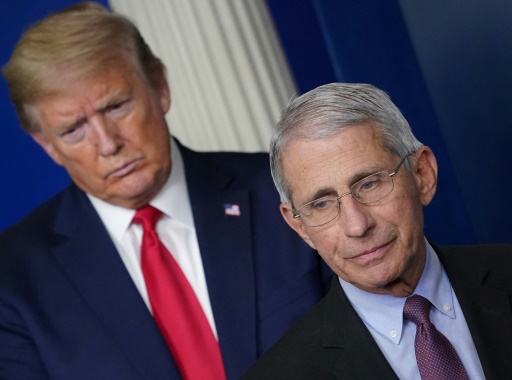 donald trump et Anthony Fauci
