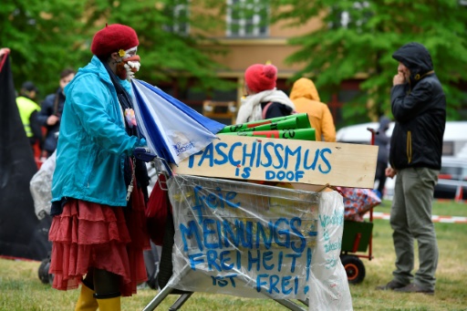 Manifestation contre les mesures de restriction allemagne