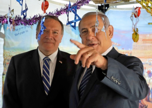 mike pompeo et Benjamin Netanyahu