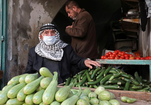 vendeur de légumes palestinien