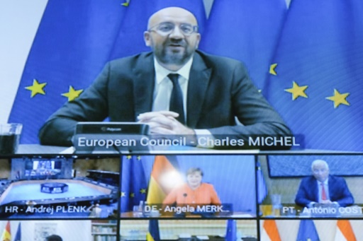 visioconférence avec les leaders UE