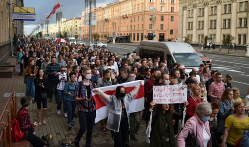 Manifestation à Minsk
