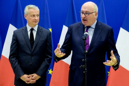 Bruno Le Maire et Phil Hogan