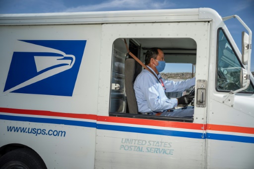 camionnette de l’USPS