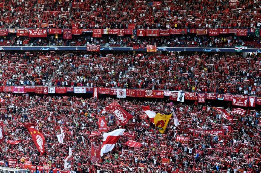 supporteurs de Liverpool lors de la finale de la Ligue des champions