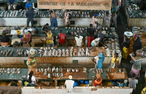 Un marché d’Abidjan