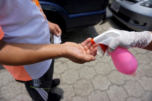 Désinfection des mains