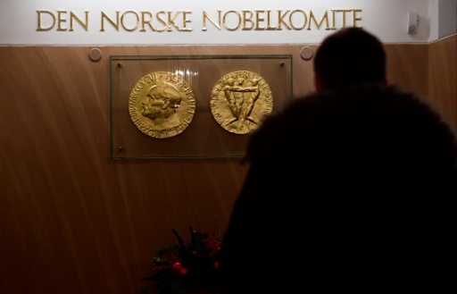 entrée de l&rsquo;Institut Nobel à Oslo