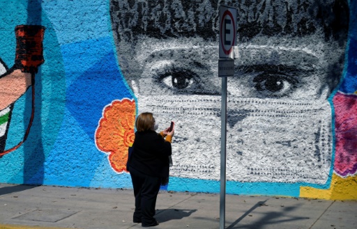 fresque dédiée aux soignants de la crise du Covid-19