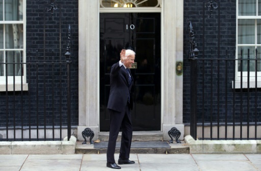 Joe Biden devant le 10 Downing Street londres