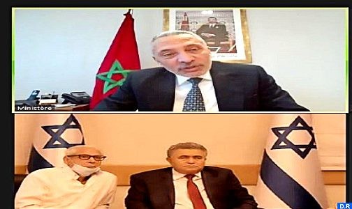 Moulay Hafid Elalamy et amir peretz