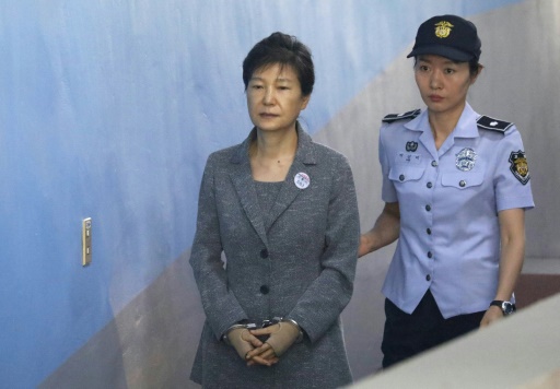 L'ex-présidente sud-coréenne Park Geun-hye a vu sa peine de 20 ans de prison pour corruption confirmée le 14 janvier 2021 par la Cour suprême © POOL/AFP/Archives KIM HONG-JI