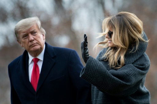 président américain Donald Trump et sa femme Melania