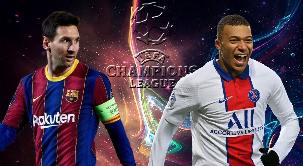 barcelona psg messi mbappé