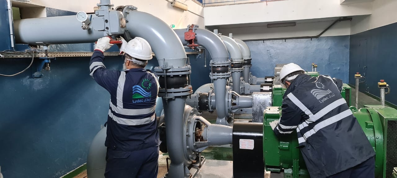 Station de pompage du réservoir d&rsquo;eau potable