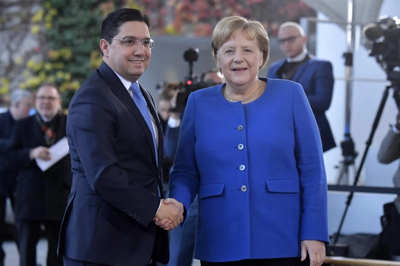 nasser bourita et angela merkel