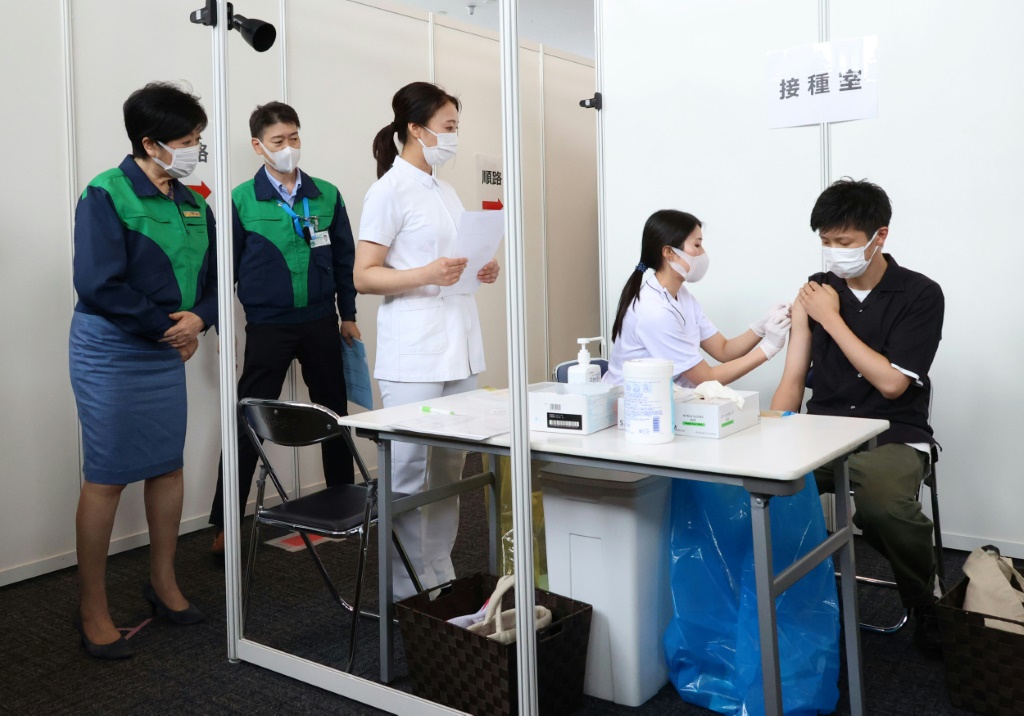 Campagne vaccination JO de Tokyo